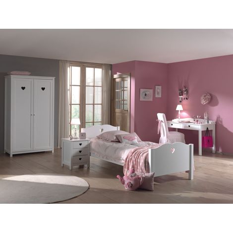 Combinaison de chambre d&039enfant Amori 2-blanc (1/5)