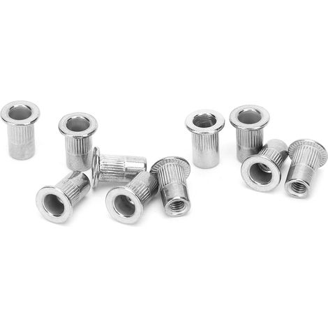 Lot de 50 écrous à sertir M3 en acier inoxydable, fixations, fournitures industrielles (1/5)