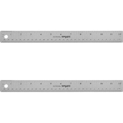 Lot de 2 règles professionnelles avec support en liège, règles d'ingénierie, papeterie de bureau-30.00X3.50X0.50CM