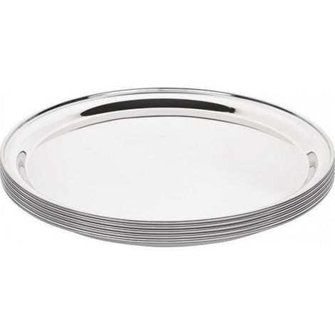 Plateau inox de service rond (Ø)405 mm (1/4)