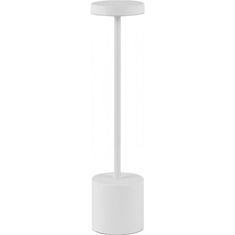 Lampe De Bureau LED - Rechargeable USB - Commande Tactile - 3 Niveaux De Lumière (Chaude/Naturelle/Froide) - Design Minimaliste En Forme De H - 34 X 8 Cm - 1 Pièce