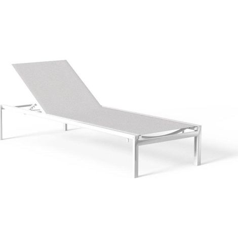 Talenti Nunù Lettino Alluminio Bianco