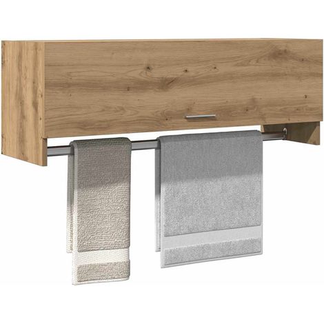 Wardrobe Artisan Oak 100x32,5x35 cm Engineered Wood vidaXL