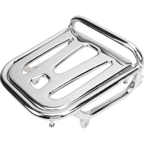 Porte-bagages arrière moto chrome métal 08L70 K0G 900 support de cargo pour Super Cub C125 2019-2023 (1/5)