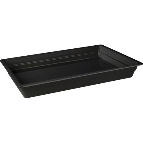 Plat en Mélamine Noir GN 1/1 - H 20 à 65 mm - Pujadas