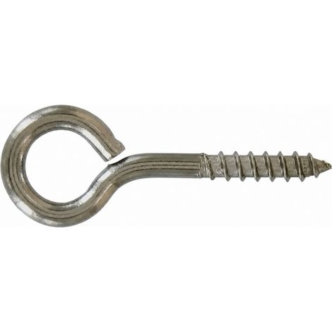 Piton à Vis Inox A2 5x40 Inox A2, Résistance Corrosion, 2 Pièces - Vynex