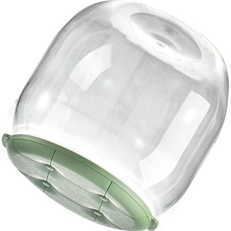 Tabouret de stockage transparent pour chaussures et jouets - Tabouret rond multifonction pour enfants (1/5)