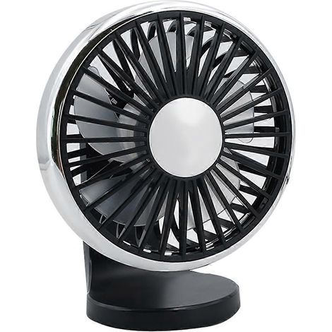 Ventilateur de voiture portable à 3 vitesses, mini ventilateur électrique USB (1/4)