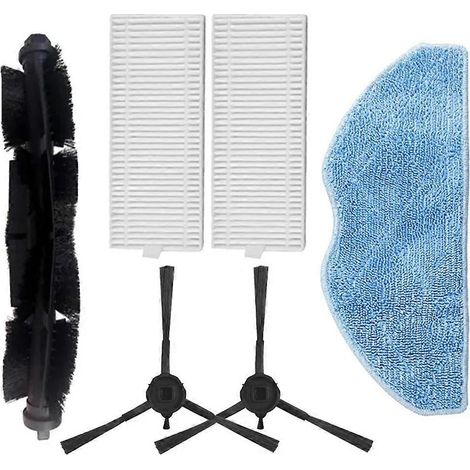 Filtre pour aspirateur brosse pour aspirateur Filtre de brosse pour aspirateur filtre de Tefal Rowenta X – PLORER Serie 75S RR8577WH Robot Aspirateur Main Side Brosse HEPA Filtre Serpillière Cloth Acc (1/5)