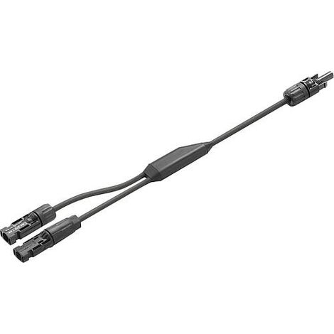 Photovoltaïque Câble de connexion en Y 1x MC4 femelle, 1x WM4 C mâle, 1x MC4 mâle