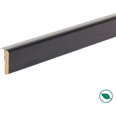 Forestea – Profilé de transition pour escalier stratifié 1300 x 56 x 12 mm – Finition PEFC 70% – Pour rénovation intérieure – Profilé de finition sol et mur (1/3)