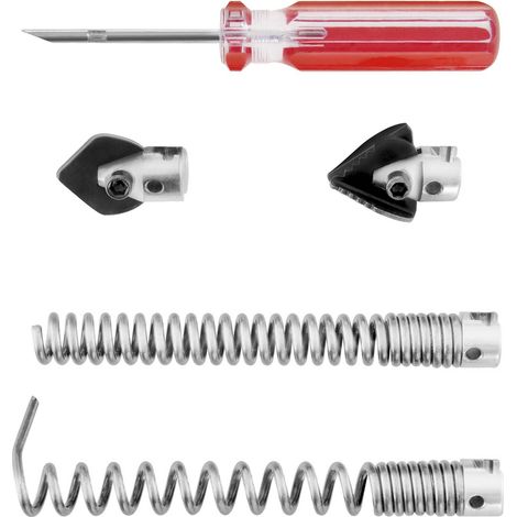 Ensemble d'accessoires pour le nettoyeur de canalisations 30-100 mm 16 mm MSW power drain clean 2.3E (1/4)