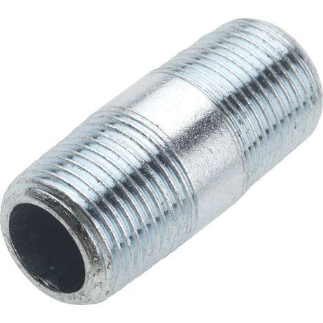 Mamelon BSPT 3/8" mâle x BSPT 3/8" mâle, Galvanisé ( Prix pour Paquet de 5 )
