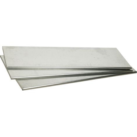 Tablette RS PRO Gris en Métal x 1015mm x 430mm ( Prix pour Paquet de 3 ) (1/2)