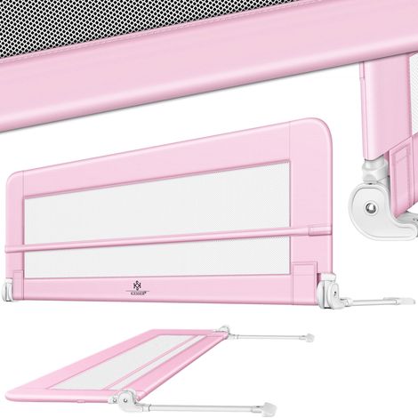 KESSER® barandilla de la cama barandilla de la cama del niño para los niños barandilla de la cama del bebé barandilla de la cama del niño  rosa / 100cm