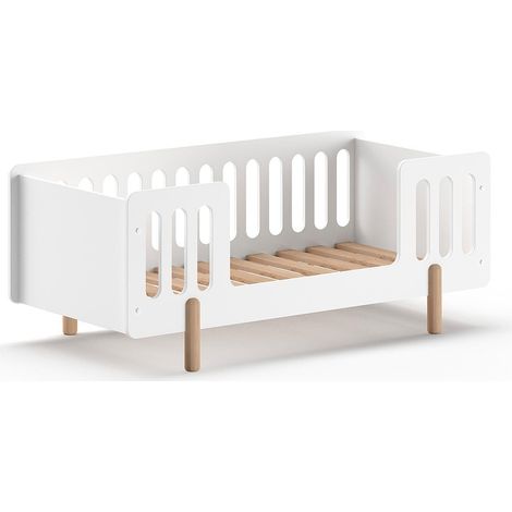 Lit Enfant Scandinave "Smile" 70x140cm Blanc