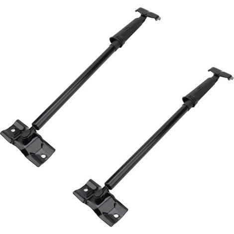 Two 5822A001 and 5822A020 safety stoppers for Mitsubishi Pajero tailgates. (1/4)