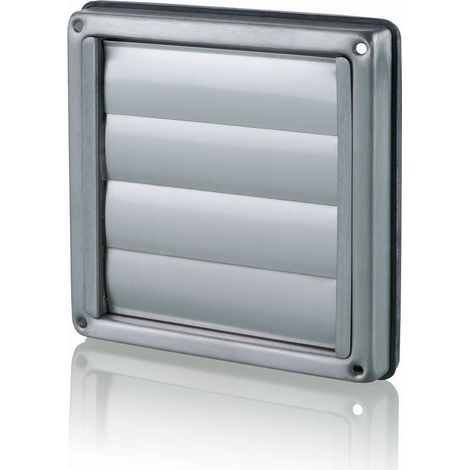 Clapet extérieur DN100 inox brossé