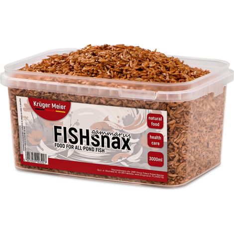 Kruger Meier FISHsnax Gammarus 3000ml - mangime per pesci (1/5)