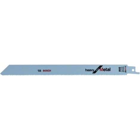 Hoja de sierra BOSCH S S1125VF / 5 unidades. Resistente para metal, 225 mm.