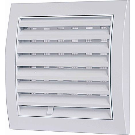 GRIGLIA AERAZIONE ABS C/CHIUSURA E RETE 190X190- 5,0 pz