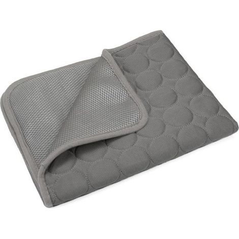 Tapis rafraîchissant pour chats - Un tapis pour soulager la chaleur des chats, convient également aux chiens et aux chats, idéal pour l'été, marron café, XXL - 145 x 100 cm (1/5)