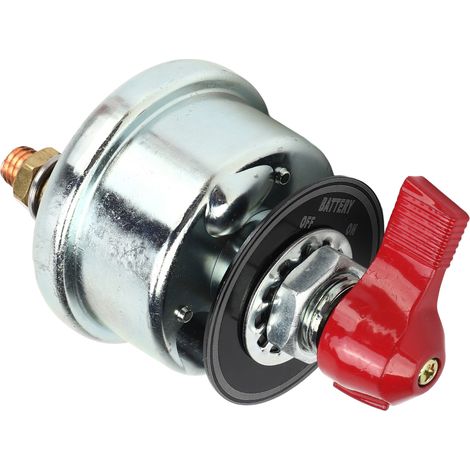 Interrupteur coupe-batterie 300 A, 12 à 48 V, étanche, pour quads, remorques, véhicules tout-terrain, camping-cars, camions, véhicules lourds et bateaux. (1/5)