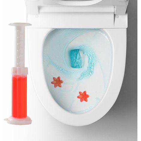 WC-Reinigungsgel, Deodorant und Desinfektionsmittel, blumiger Duft, 6 Duftrichtungen – Rot (1/5)