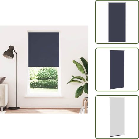 Verdunkelungsrollo Verdunklungsrollo 100 x 230 cm blau - Fensterrollo - Verdunkelungsrollo - Rollo - Raumteiler - Schlafzimmerrollo (1/5)