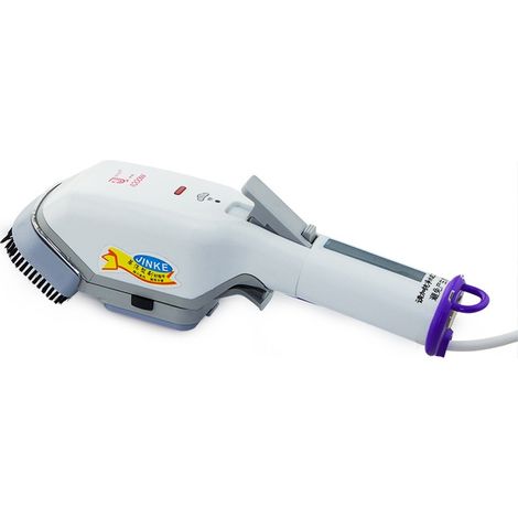 Défroisseur vapeur portable multifonctionnel 1000 W, défroisseur vapeur domestique puissant à main avec plaque en acier, conforme aux normes européennes (1/5)