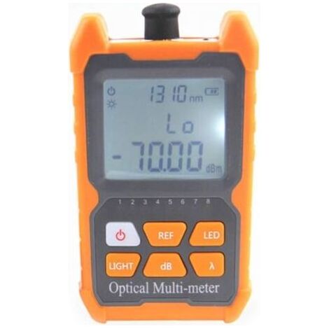 Compteur de puissance optique,testeur de câble à fibre optique avec testeur de câble de réseau de lumière LED (1/4)