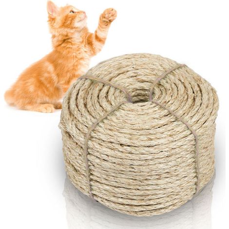Pet sisal rope, cat sisal rope, scratching rope, 3000 x 0.8CM (1/5)