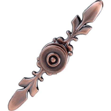 Poignée de meuble européenne en bronze rouge – Lot de 4, pour tiroirs, armoires, bureaux et portes – Style design intérieur (1/5)
