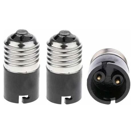 E27 to B22 Light Bulb Adapter Converter, E27 Edison to B22 Bayonet Light Bulb Base Converter (3 Pack) MUMU (1/4)