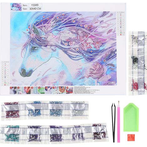 Rhinestone Painting ThreeDimensional Effect Not Easily Fall Off Fade Rhinestone Painting Packs for Home Decoration(Y1049 ) (1/5)