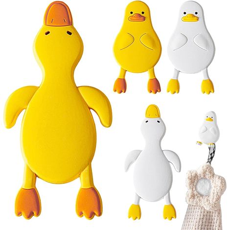 Duck Towel Hooks Wall Hanging Hooks Small Adhesive Hooks No