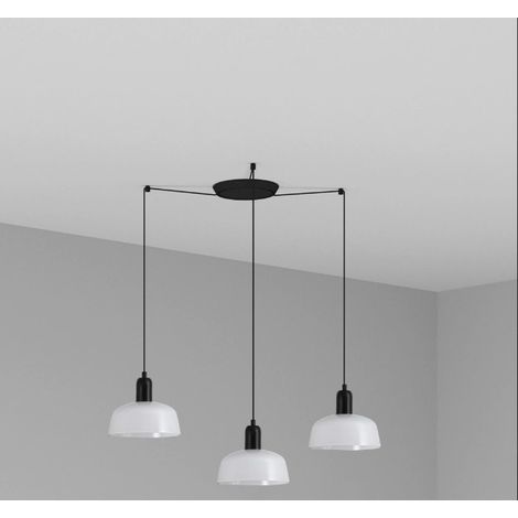TATAWIN S 3L Lampe à suspension blanche (1/2)