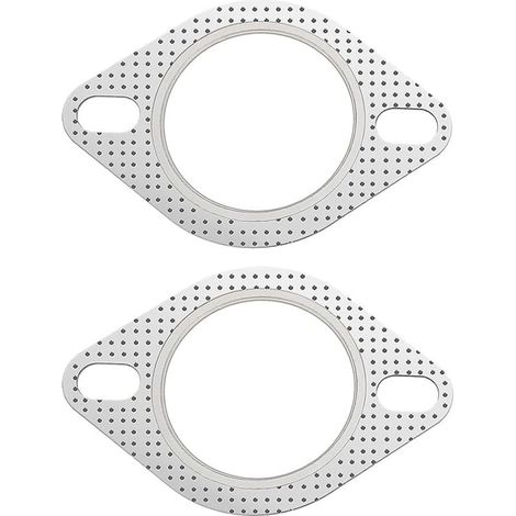Lot de 2 joint d'échappement de Voiture,Joint de Bride D’échappement, joint de Bride de Tuyau d'échappement,Joint De Bride De Collecteur D'échappement (2in Inner Diameter,51-53mm/90mm) (1/5)