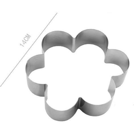 Kaela - Set 2 Pz Forme Per Dolci Biscotti A Fiore Stampini Decorazione Torte 14 Cm 98931 -