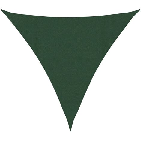 Maison Exclusive - Sonnensegel 160 g/m² Dunkelgrün 4x4x4 m HDPE