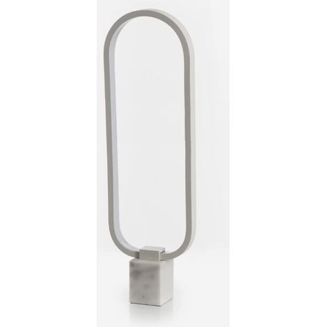 Lámpara de mesa LED de diseño moderno con base de mármol Brillante