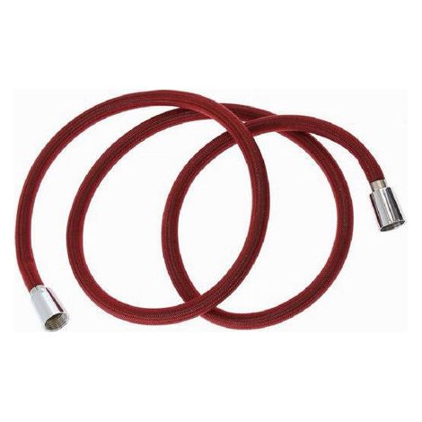 Tubo Doccia Flessibile 1.5 Mt Rosso 150 Cm Laccio Bagno Per Doccetta Box 87281 (1/2)