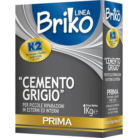 LINEA BRIKO CEMENTO GRIGIO DA KG. 1. Prezzo per 1 pezzo. (1/2)