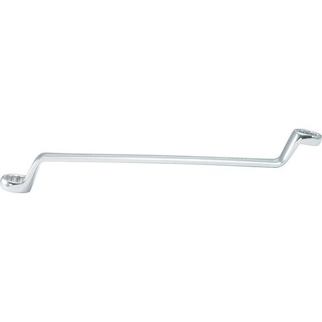 CHROMEplus Doppel-Ringschlüssel, gekröpft, 3/8"x7/16" (1/2)