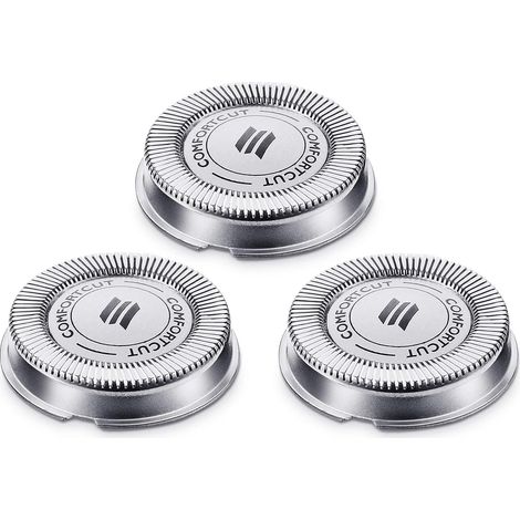 Tête de Remplacement SH30 Compatible avec Série de Rasoirs Électriques 1000, 2000, 3000 , Non Originale (3 Pièces) (1/5)