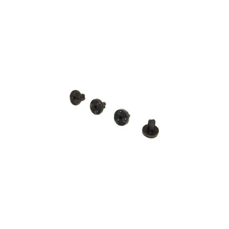 Juego de 4 almohadillas de goma para rejilla Placa WFS88511, 481246368017 WHIRLPOOL