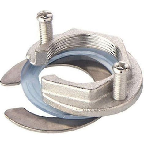Écrou de fixation pour robinet de cuisine en acier inoxydable, trou unique de 32 mm (1/5)