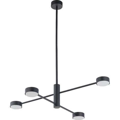 Plafoniera LED Nowodvorski Orbit nera metallo 4xGX53 (1/5)