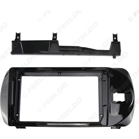 Compatible with Toyota Vitz 2015-2020: Modified front panel with large Android screen, navigation system, and 9-inch audio-visual package. (1/4)
