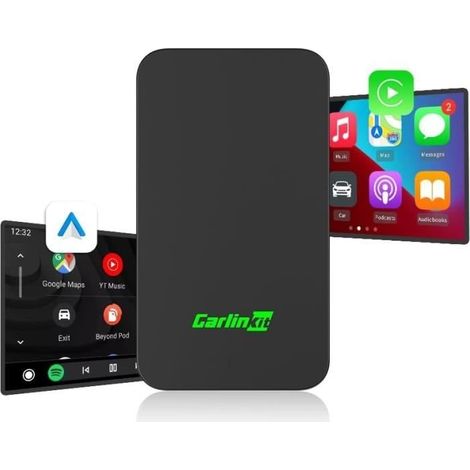 Adaptateur CarPlay sans fil - PRUMYA - Carlinkit 5.0 - Bluetooth 5.0 - Plug and Play - Compatible iOS/Android (1/4)